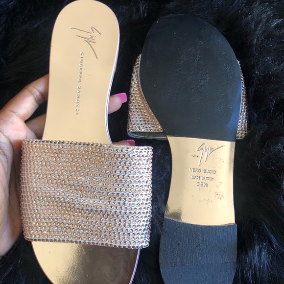 Giuseppe crystal Slides (38.5) - Picture 6 of 7